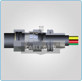 Flameproof Double Compression Cable Glands for Armoured Cables for Gas Group llA / llB - 3D