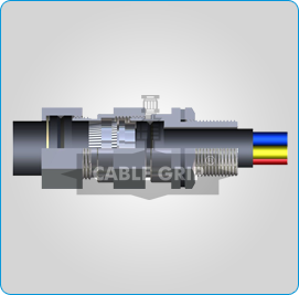 Flameproof Double Compression Cable Glands for Armoured Cables for Gas Group llC - 3D