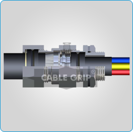 Weathreproof Double Compression Cable Glands for Armoured Cables - 3D