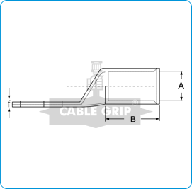 CGI Aluminium Tubular Terminals Long Barrel - Drawing 2