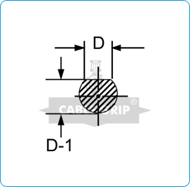 CGI Copper Reducer Terminal Wire Pin - Drawing 2