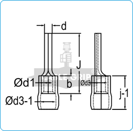 CGI Pin Terminals Pre Insulated - Drawing