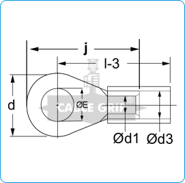 CGI Ring Terminals Insulated - Drawing 1
