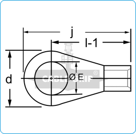 CGI Ring Terminals Non Insulated - Drawing 1